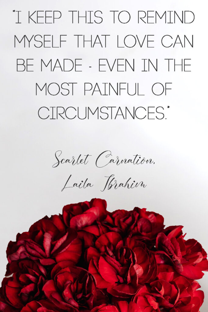 Review Laila Ibrahim Scarlet Carnation